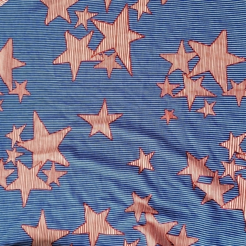 LulaRoe NWT Classic Tee American Dreams size Medium - Picture 4 of 5